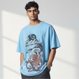 VALABASAS VINTAGE men’s large, crewneck, cotton tea, premium good condition